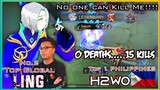 H2WO Ling Unstoppable in Tank Game | Top Global Ling - Top 1 Ph Ling H2WO
