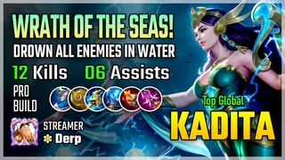 Wrath of the Seas! Kadita Best Build 2020 Gameplay by Derp | Diamond Giveaway | Mobile Legends