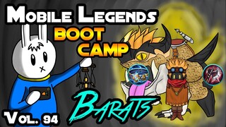 BARATS - TIPS, ITEMS, SPELL, EMBLEMS, AND GUIDE - MGL MLBB BOOT CAMP VOLUME 94