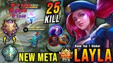 New META!! 25 Kills Layla No Boots Build (Auto Mythic) - Build Top 1 Global Layla ~ MLBB