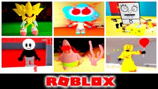 The Scary Creepy Elevator With Super Sonic, Doodle Spongebob In Roblox