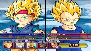 TEAM GOKU VS TEAM VEGETA EN DRAGON BALL Z BUDOKAI TENKAICHI 3 ISO MODS GT & SUPER LATINO GAMEPLAY HD