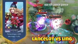 AGGRESSIVE LANCELOT VS LING 🔥🔥🔥 | LANCELOT GAMEPLAY | MLBB