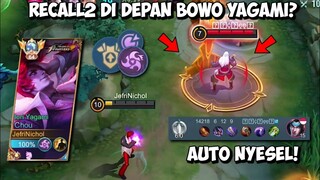 INI AKIBATNYA KALAU BERANI RECALL2 DI DEPAN BOWO YAGAMI!! AUTO LOCK SAMPAI MATI SELUSIN WKWKWK