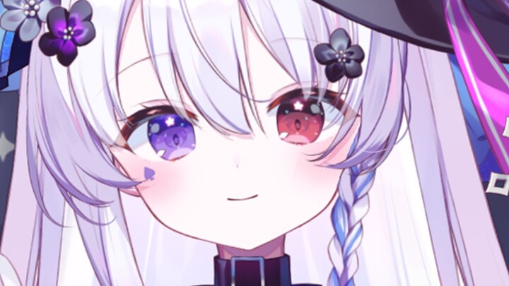 【Live2D model display】The elegant and lovely white-haired witch 🖋️🔮The sea of stars hidden in the ha