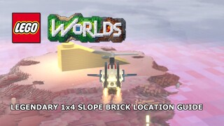 Legendary 1x4 Slope Brick Location Guide - LEGO Worlds