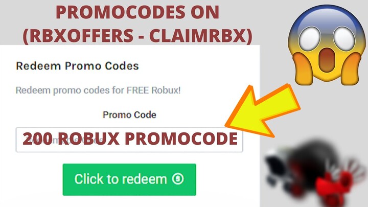 *All (5) New Promocode on (ClaimRBX/RBXOffers) - 100% Working