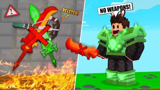 NO WEAPONS* TASK!! in Roblox BedWars