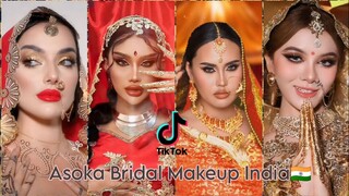 Asoka Bridal Make up India🇮🇳🧕 Bridge Indian Makeup Look challenge (Trending TikTok Complication )