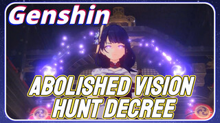 Abolished Vision Hunt Decree