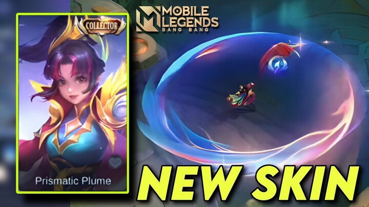 RUBY "PRISMATIC PLUME" AUGUST COLLECTOR SKIN | RUBY NEW SKIN | MLBB NEW SKIN