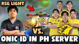 RSG LIGHT MEETS 5 MAN ONIC ID IN PH SERVER...😮