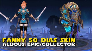 UPCOMING 50 DIAMOND SKIN FANNY AND ALDOUS EPIC/COLLECTOR SKIN! | MOBILE LEGENDS UPCOMING UPDATE!