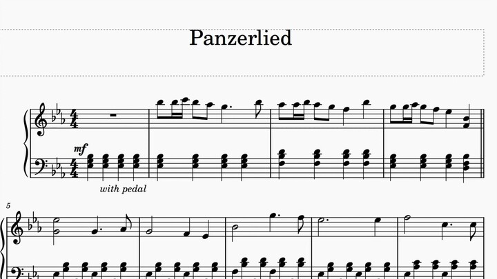 Edisi Piano Panzerlied