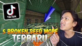 5 SEED RUSAK MCPE TERBARU YANG VIRAL DI TIKTOK !!! Water temple menyatu dengan stronghold? WHAT!#3