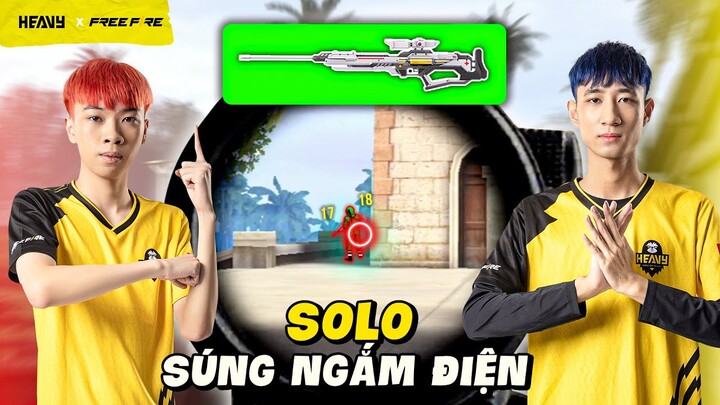 Solo Súng Ngắm Điện Giữa Các Tanker Tay To Nhà Heavy | FREE FIRE