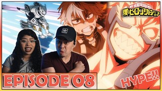 TODOROKI VS TETSUTETSU! INGENIUM VS MUDMAN! My Hero Academia Season 5 Episode 8 Reaction PLUS ULTRA!