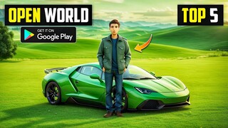 Top 5 Realistic Open World Games for Android 2023 l Open world car games for android