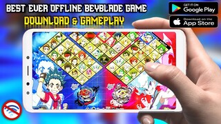 Best Ever Offline Beyblade Game For Android Download & Gameplay 😱