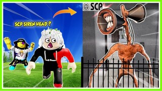 GAK NYANGKA TERNYATA ADA SCP SIREN HEAD!!! ROBLOX MIKOCIL