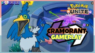 Longest Spit Ever - Cramorant Gameplay In Pokemon Unite #7 | Nintendo Switch *Lag Fest!!!*