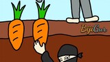 Carrot thief #animasilucu #kartunlucu #funnyanimation #funnycartoon