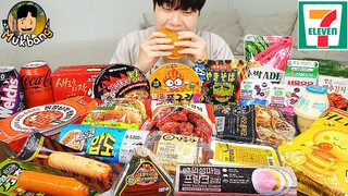 ASMR MUKBANG 편의점 핵불닭 미니!! 떡볶이 & 핫도그 & 김밥 FIRE Noodle & HOT DOG & GIMBAP EATING SOUND!