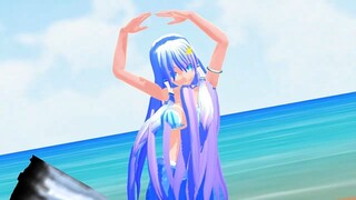 【mmd di gi charat】アクアちゃんでDEEP BLUE TOWNへおいでよ