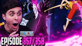 "MORIA SHOWS HIS POWER" One Piece Ep. 357,358 Live Reaction!