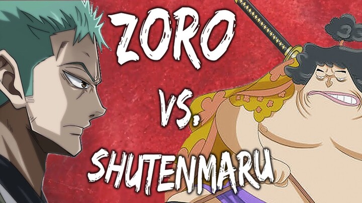 Zoro VS Shutenmaru | The FIRST MATCHUP of Wano