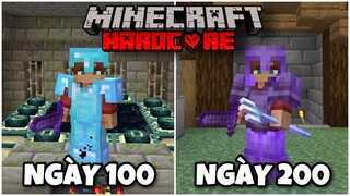 Tóm Tắt 200 Ngày Minecraft Sinh Tồn Siêu Khó !!