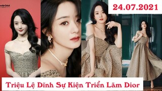 Triệu Lệ Dĩnh/sự kiện khai mạc triển lãm The Christian Dior Designer of Dreams 24.07.2021