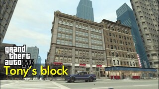 Tony's neighborhood block | Just Walking in GTA IV & EFLC