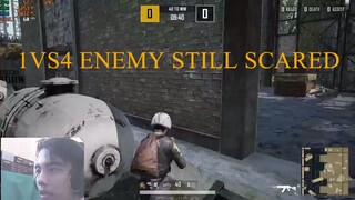 My nostalgia OLDEST video on PUBG LITE... 1vs4 enemy STILL scared