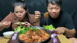 Ep1กินข้าวกับสาว!! กุ้งอบวุ้นเส้นหมอใหญ่ สูตรฮ่องเต้ 내 여자 친구와 함께 먹어 تناول الطعام مع صديقتي