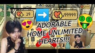 ADORABLE HOME CHEAT | UNLIMITED HEARTS!! (EASY BASIC AND LEGIT 100%)