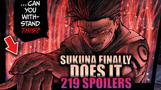 SUKUNA FINALLY DOES IT / Jujutsu Kaisen Chapter 219 Spoilers