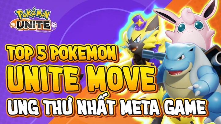 Pokemon Unite | Top 5 Pokemon Có Unite Move Mạnh Nhất Meta Game | Cách Lên Held Items (Quân Unite)