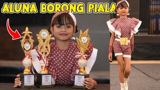 WOW ALUNA BORONG PIALA JUARA LOMBA!! SELAMAT YA!!