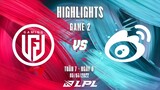 LGD vs WBG | Highlights - Game 2 | Tuần 7 Ngày 6 | LPL Mùa Xuân 2022