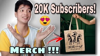 Happy 20K Subscribers! + first MERCH is now available 💙