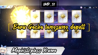 Gacha 100X di banner Mephistopless Youmaa SSA