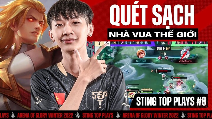 SGP RED VỚI YORN QUÉT SẠCH NHÀ VUA THẾ GIỚI | STING TOP PLAYS #8 ĐTDV MÙA ĐÔNG 2022