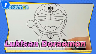 [Lukisan Doraemon] Mengajarimu Cara Menggambar Doraemon Secara Sederhana_1