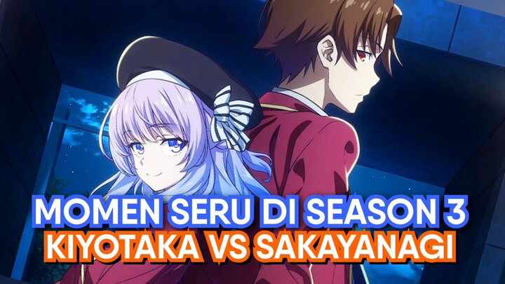 Kiyotaka vs Sakayanagi! Momen Paling Seru di Classroom of The Elite S2