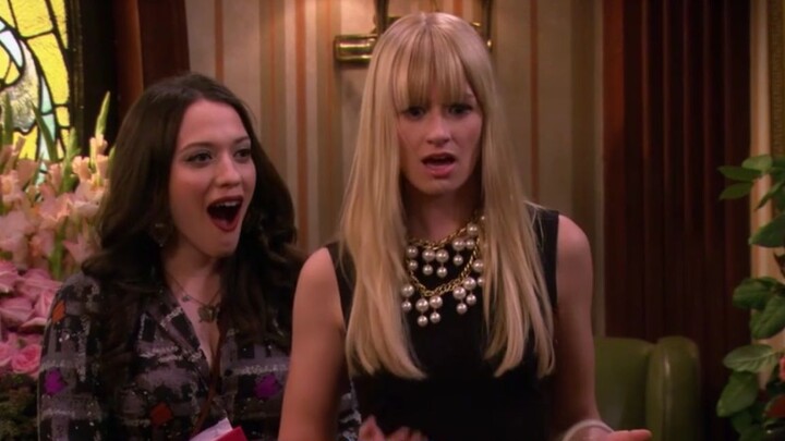 [2 Broke Girls] Daddy C's babysitter is a lesbian