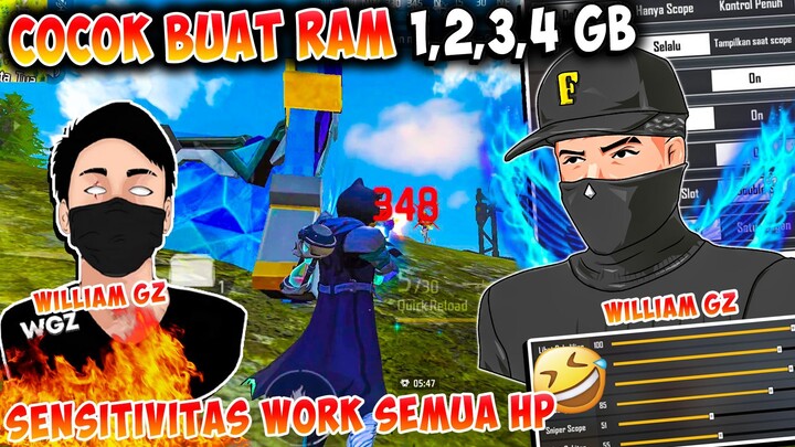 COCOK BUAT RAM 1,2,3,4GB ❗ SENSITIVITAS HEADSHOT TERBARU SETELAH UPDATE 2023  || WORK ALL DEVICE ⚙ A