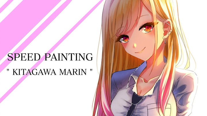 " Kitagawa Marin " anime digital speed painting medibang illustration.NO.08