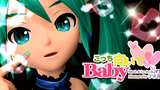 60fps เต็ม Baby (Look This Way Baby) --Hatsune Miku Hatsune Miku Project DIVA English Romaji PDA FT
