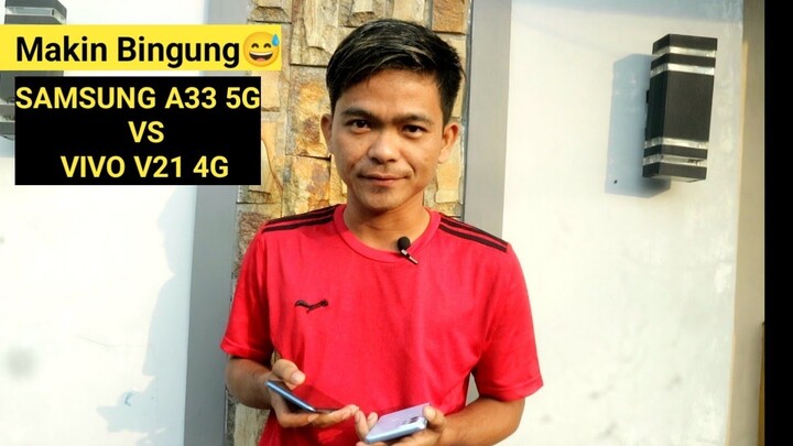 SAMSUNG A33 5G Nantangin VIVO V21 4G 😁|| Tes kamera